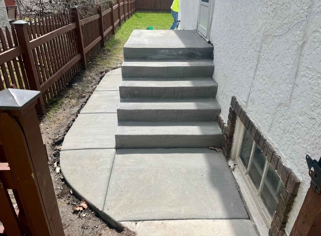 Concrete project by Gallagher Outdoor Services