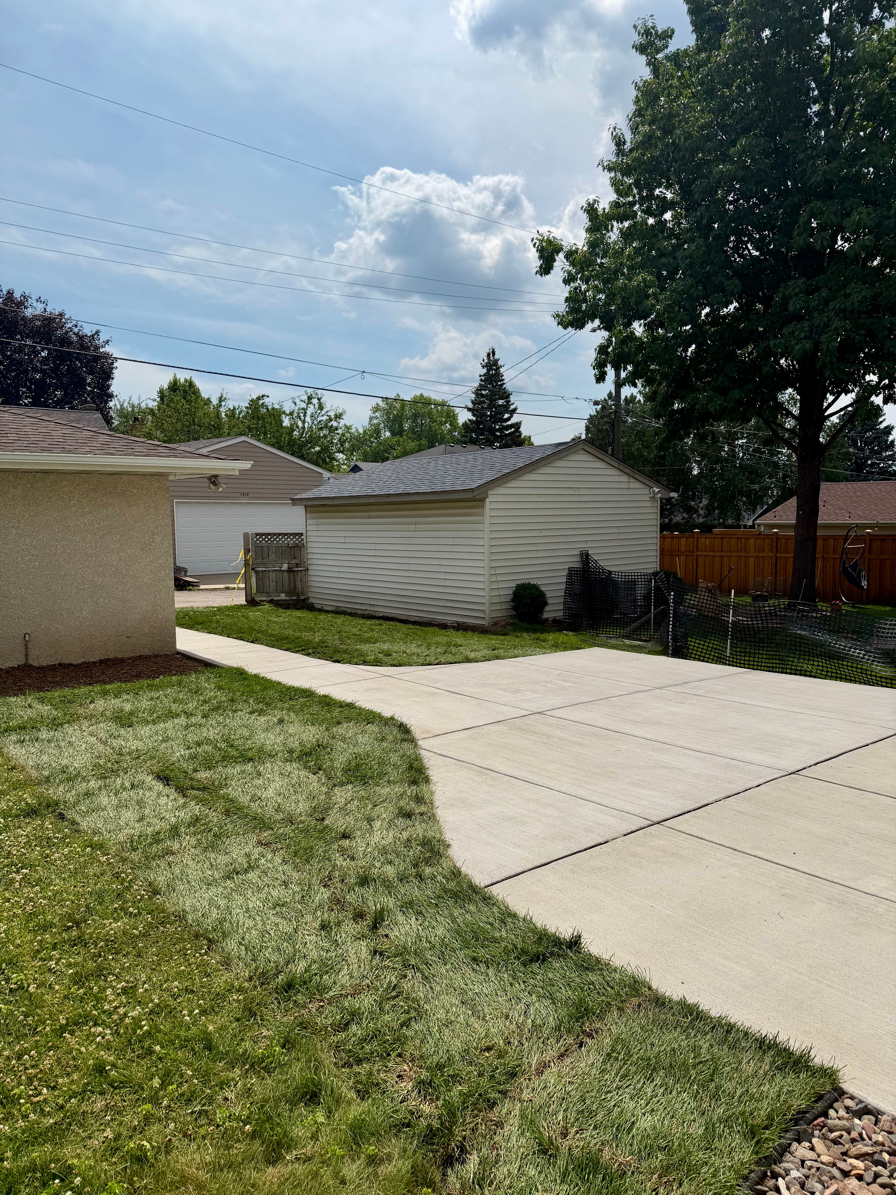 Landscaping project by Gallagher Outdoor Services