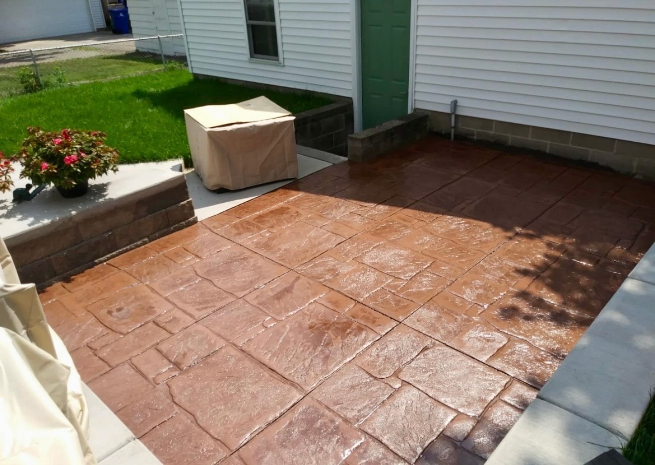 Concrete project by Gallagher Outdoor Services